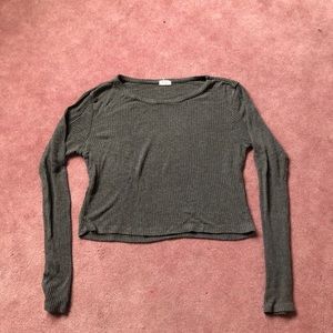 John Galt Grey Long Sleev